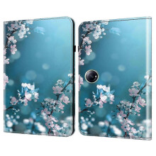 (Style D, Multicolor) For OnePlus Pad 2/Pad Pro Case Pattern Printed Leather Tablet Cover with Card Slot