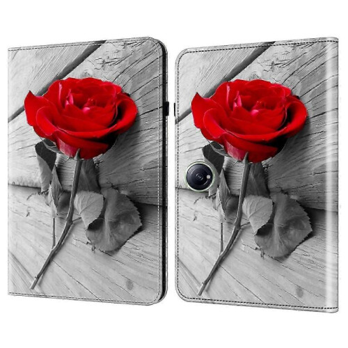 (Style C, Multicolor) For OnePlus Pad 2/Pad Pro Case Pattern Printed Leather Tablet Cover with Card Slot