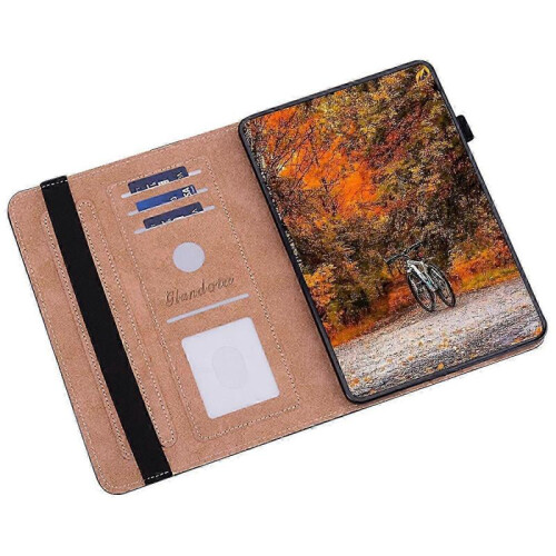 (Style B, Multicolor) For OnePlus Pad 2/Pad Pro Case Pattern Printed Leather Tablet Cover with Card Slot 1