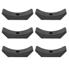 (As show, One size) 6 Pcs Gym Machines Home Plastic Weight Bracket Plastic Dumbbell Holder Dumbbell Storage Stand Weight Saddles
