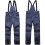 (M, Blue) Dark Blue Winter Outdoor Straps Ski Pants. 5