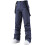 (M, Blue) Dark Blue Winter Outdoor Straps Ski Pants. 3
