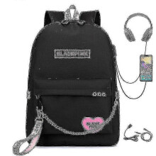 Blackpink Backpack Usb Rechargeable Backpack Student School Bag