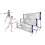 (4.1M)Portable Folding Simple 3m 4m 5m 6m Tennis Net Badminton Net 2