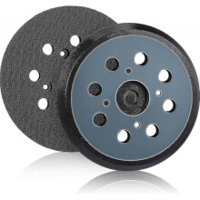 2 Pieces 125mm 8 Hole Hook And Loop Orbital Sander Pad Replacement Sanding Pad