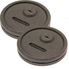 For Weber Smokey Mountain Cookers 85037 Rubber Meat Probe Gasket Bbq Grill(grey)(2 Pcs)