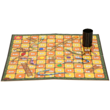 Snakes and Ladders Board Game for Kids 3+ | Classic Family Fun for 2-6 Players (8268)