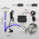 Car Wireless Remote Vacuum Exhaust Shut-Off Valve Vacuum Exhaust Pipe Valve Controller Set Suitable 2