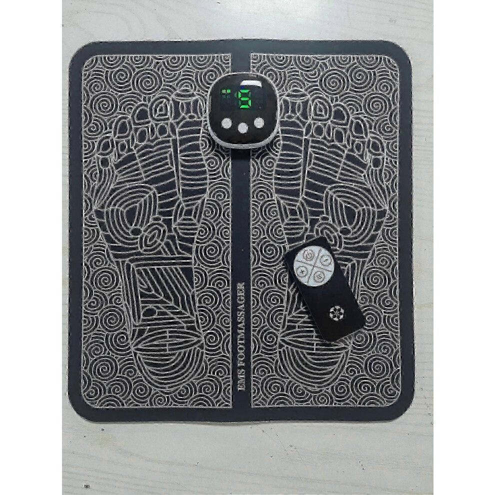 (As show, One size) Ems Foot Massager Mat For Neuropathy-foot Stimulator Massager For Improved Circulation And Pain Plantar Fasciitis Relief, Muscle R
