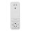 (As show, One size) Door Window Sensor Quick Response Data Storage Voice Operation Red LED Door Alarm 2