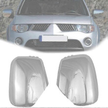Car Door Mirror Cover for Mitsubishi Triton L200 2005-2014 & Pajero Sport 2011 - ABS Housing Protector_JC