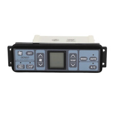 (As show, One size) 146430 8272 Excavator Air Conditioning Control Panel PC Material Air Conditioner Controller for Hitachi ZX120