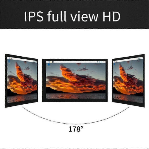 (As show, One size) For 5 Capacitive Touch Display 5 Inch HD Ips Display Drive-Free Interface Display,E 2