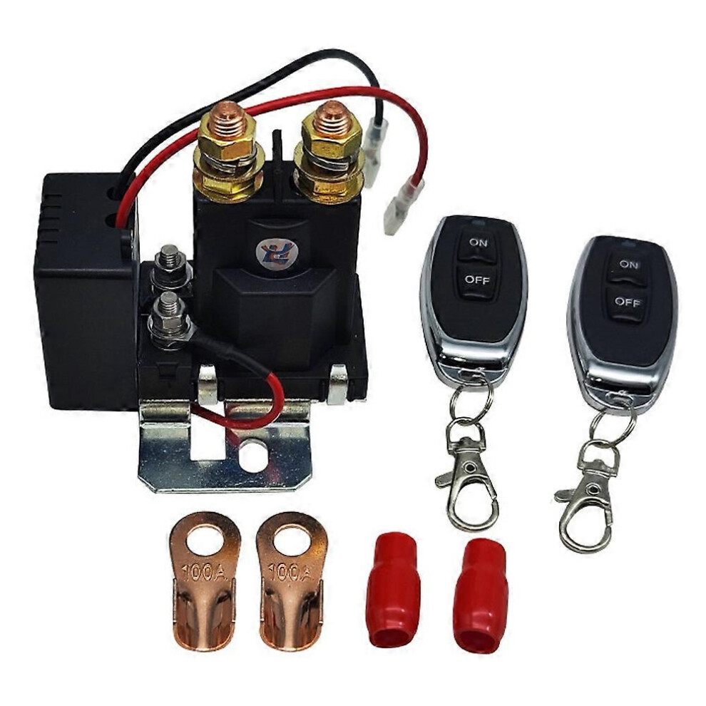 (As show, One size) Car Battery Remote Master Switch Relay 12 V 500A Anti-leakage Power Failure Switch High Current Switch Relay-image-OPC-PHJKD8F-NEW