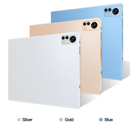 (Champagne, One size) tablet computer flat 10.1 inch education 4+32G network learning machine game tablet sky blue Memory memory 1