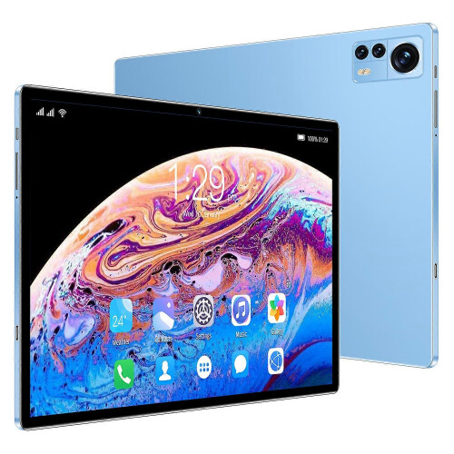 (sky blue, One size) tablet computer flat 10.1 inch education 4+32G network learning machine game tablet sky blue Memory memory 2