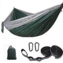 (M, Navygreen) Wise Owl Outfitters Camping Hammock - Portable Hammock, Camping Accessories Single Or Double Hammock For Outdoor, Indoor W/tree Straps