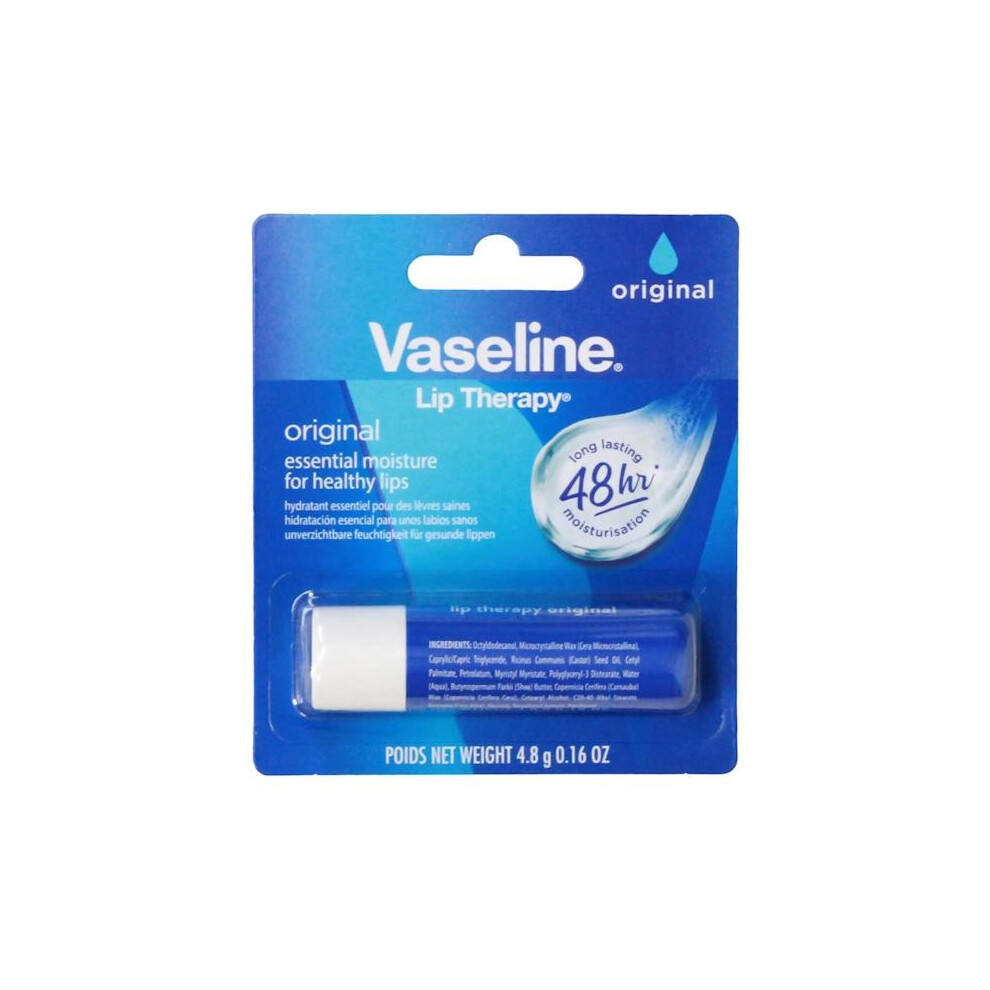 6 x Vaseline Lip Care Original Stick 4.8g