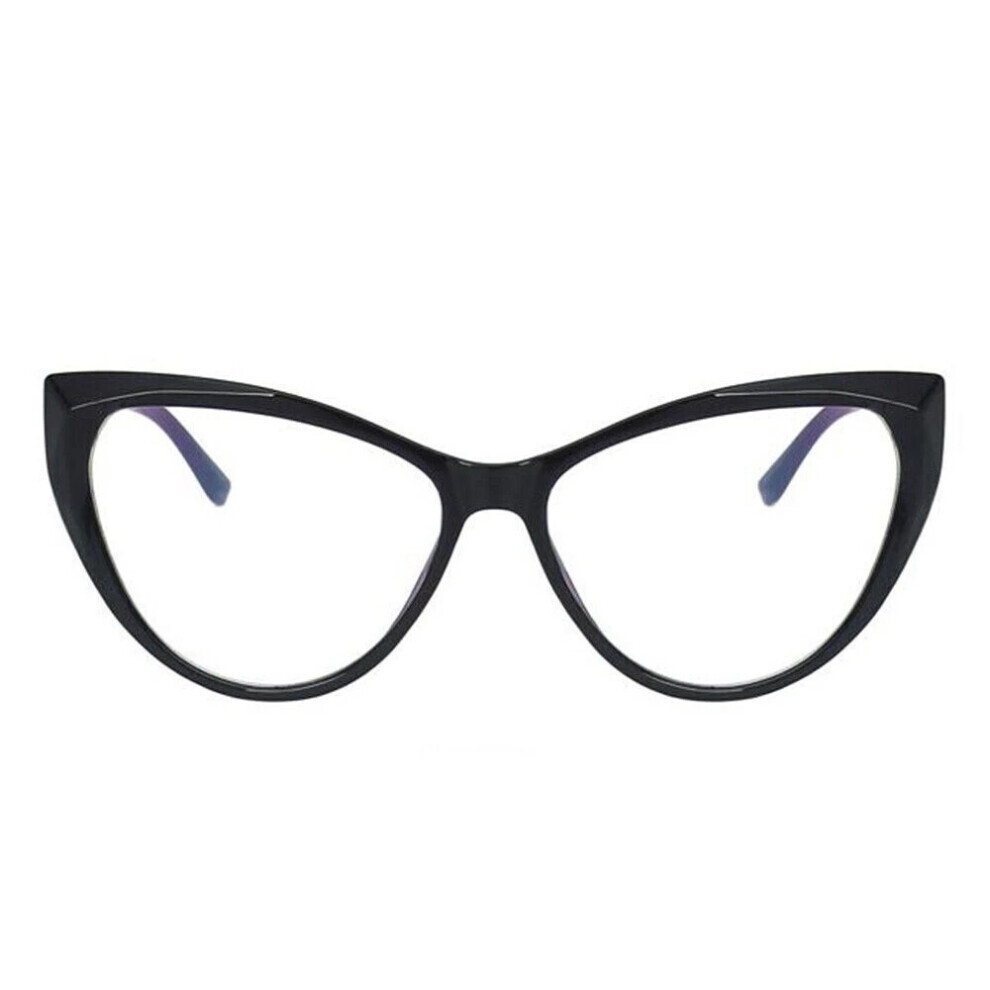 Black/Blue/Light (Bright +5.00 Strength) Blocking Cat Eye Reading Glasses Acrylic High Definition Lenses New