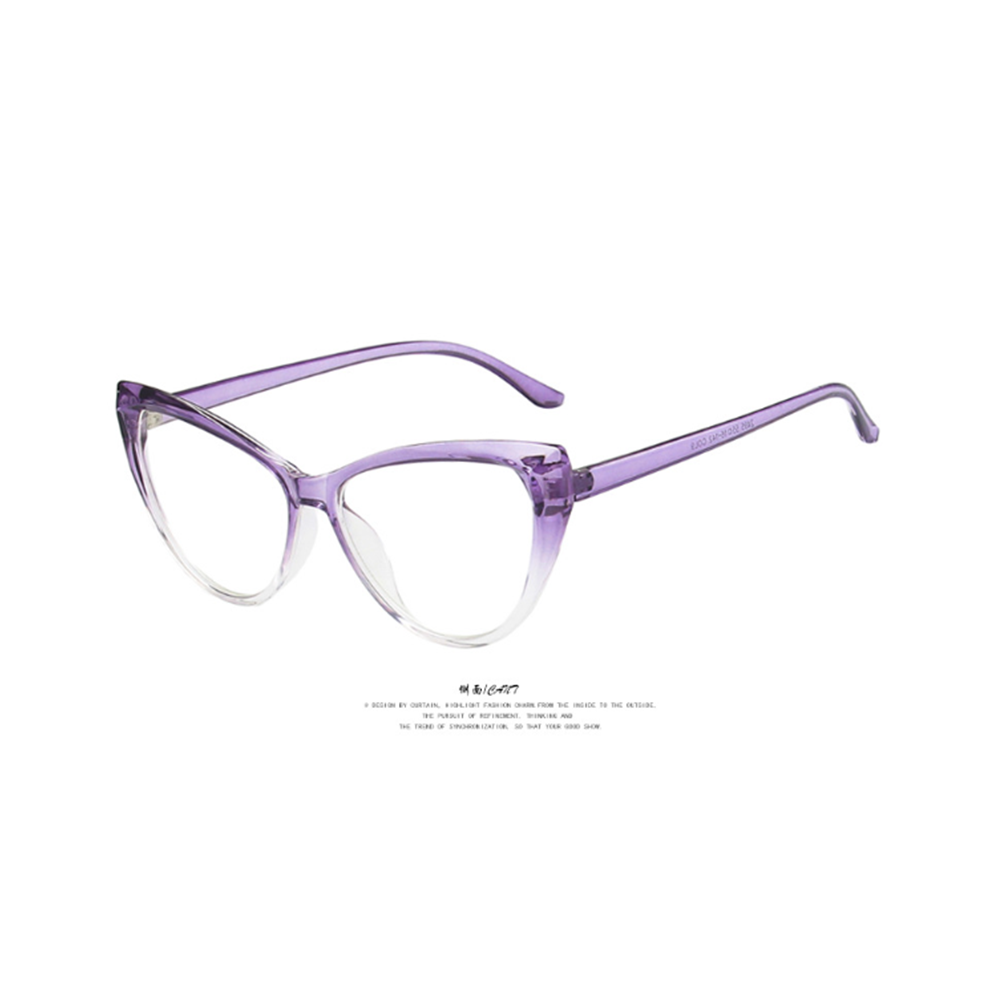 Purple/Blue/Light (Gradient +1.75 Strength) Blocking Cat Eye Reading Glasses Acrylic High Definition Lenses New