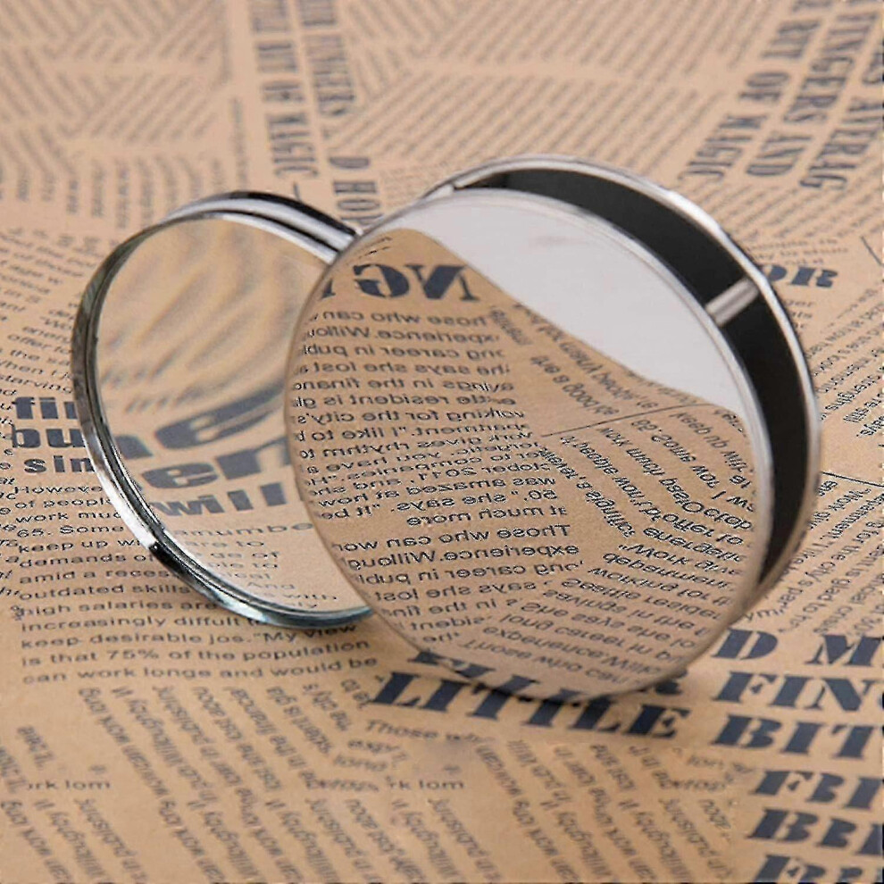 Kikidex (As Show, One Size) Magnifier Loupes 20X Magnifying Glass Portable Folding Compact Desktop Pocket Magnifier Jewelry Loupe Metal Reading Magnifying Gla