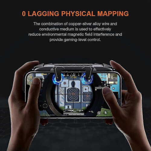 (As show, One size) For PUBG Mobile Controller - Mobile Game Pad Grip Joystick, Gaming Trigger Grip 1