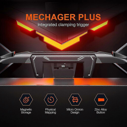 (As show, One size) For PUBG Mobile Controller - Mobile Game Pad Grip Joystick, Gaming Trigger Grip 2