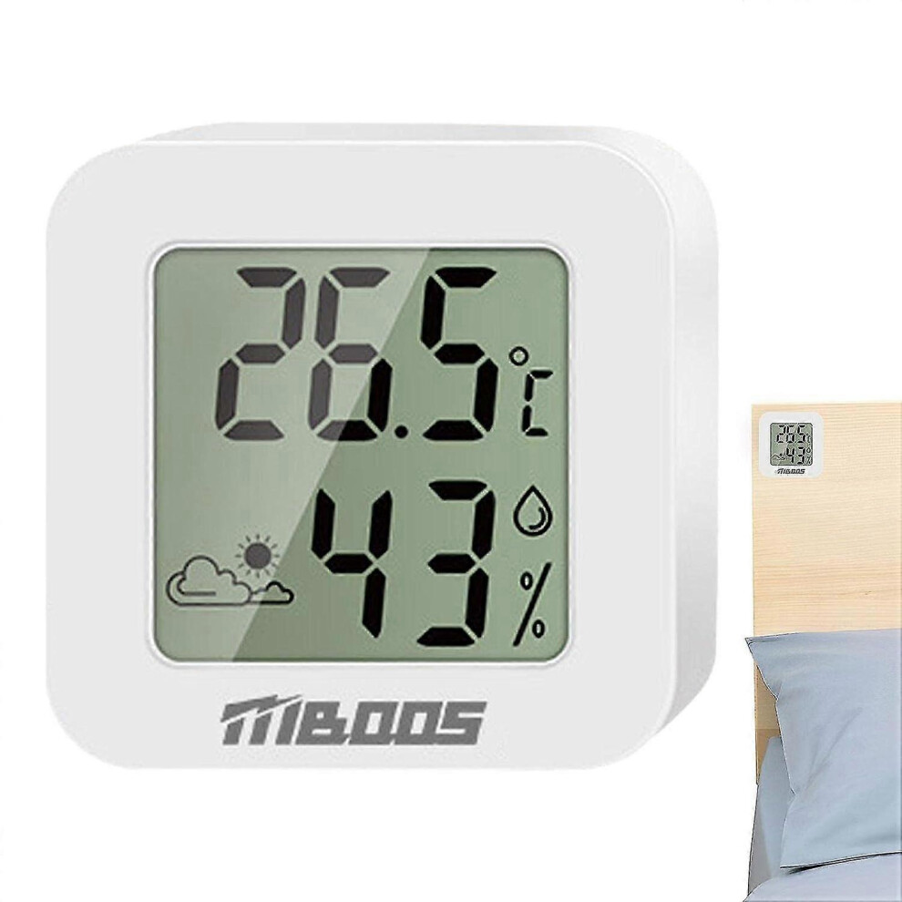 Kikidex (As Show, One Size) Lcd Digital Thermometer - Accurate Room Temperature Gauge And Humidity Monitor