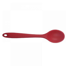 (As show, One size) Silicone Small Mi Ganging Household Dining Spoon Integrated Children's Dining Spoon Kitchen Salad Mixing Spoon Small Mi Spoon.