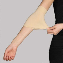 (Black, One size) 2 Pcs Full Forearm Tattoo Cover Up Band Compression Sleeves Sun Protection Men Women