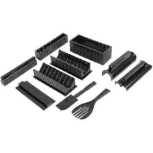 (As show, One size) 10pc DIY Sushi Maker - Sushi Kitchen Tool Making Machine Roller Rice Mold