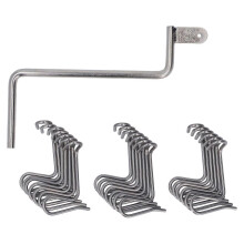 (As show, One size) Fence Wire Tightener Firm Fixing Steel Fence Wire Tensioner Tool with Tightening Handle for Garden Farm