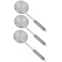 (As show, One size) Skimmer Food Strainer Cookware Colander Frying Strainer Kitchen Strainer Baking Cooking Tools 20CM