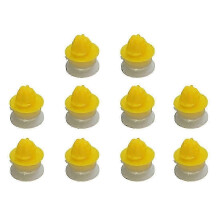 (As show, One size) 10xDoor Moulding Wheel Arch Trim Clips For 2 3 4