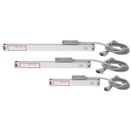 (As show, One size) JC800 3PCS Linear Scale CNC Milling Lathe Encoder for JCS9002AE / JCS9003AE Digital Readout 1