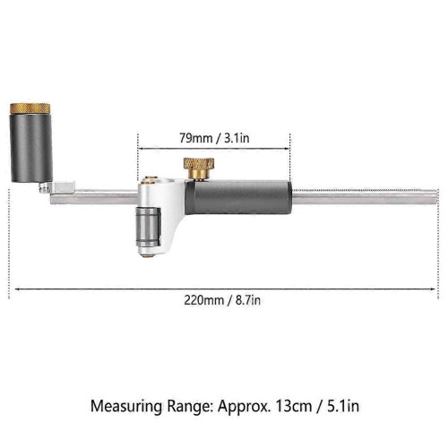 (As show, One size) Linear Arc Scriber Tool DualPurpose DIY Woodworking Multifunctional Draw Marking 2