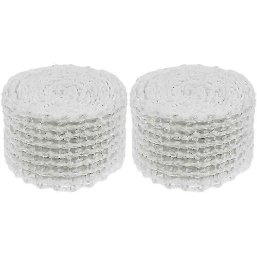 (As show, One size) 2 Rolls Meat Net Ham Sausage String Roll Meat Sausage Casing Packaging Tools(2m)