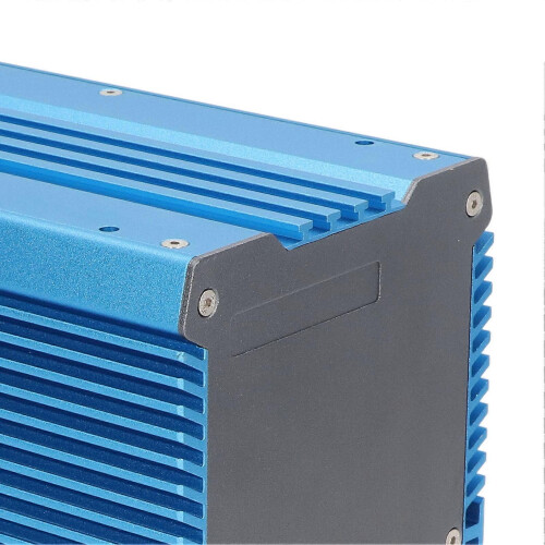 (As show, One size) Fanless Industrial Control Computer Dual Core Multifunctional Mini Industrial PC 100240V EU Plug 2