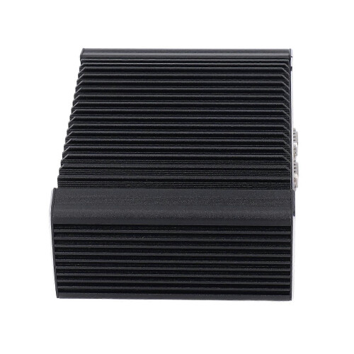 (As show, One size) Fanless Embedded Industrial Computer Multifunctional Quad Core Industrial PC 100240V US Plug 1