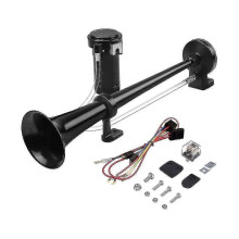 (As show, One size) 150Db 24V Train Horn for Truck, Single Trumpet Truck Air Horn, for 24V Vehicles Train Car Ship Boat