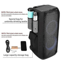 (As show, One size) Dust Protection Case for Partybox 310 Speaker Carrying Cover Large Capacity Storage Bag Travel Protect Carrying Case