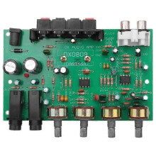 (As show, One size) 40W+40W TDA8944 Stereo Audio Amplifier Board Digital Microphone Amplifier Car Amp Tone Control Spea