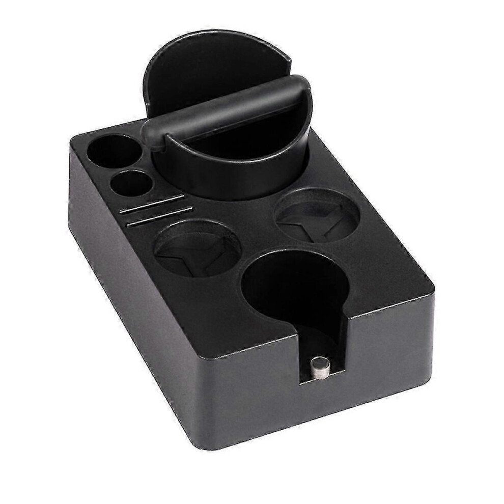 (As Show, One Size) Coffee Tamper Mat Stand Portafilter Holder Rack51/53Mm Espresso Maker Tool Barista Accessory Universal Coffee Knockbox,A 4633396592444