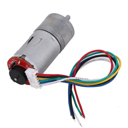 (As show, One size) DIY Encoder Gear Motor with Mounting Bracket 65mm Wheel Kit for Smart Car Robot DC6V 2