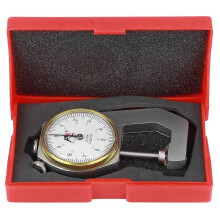 (As show, One size) Thickness Gauge Silver Portable Accurate Measuring Jewelry Leather Board Equipment 020mm