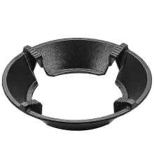 (As show, One size) 1pc Cast Iron Gas Stove Energy-saving Fire Hood Fire Gas Stove Cover (Black)