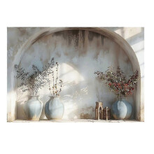 (As show, One size) 210x150cm Photography Background Fabric Simple Plant Arch Studio Indoor Atmosphere Photography Back