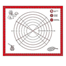 (As show, One size) Silicone Baking Mat Pizza Dough Does Not Stick to the Dough Pad. Pastry Kitchen Cooking Tools for Kneading Accessories