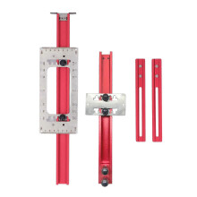 (As show, One size) Cabinet Hardware Jig 64mm 96mm 128mm 192mm Laser Engraved Portable Punch Locator Drill Guide Woodworking Handle Locator