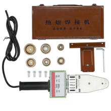 (As show, One size) Hot Melt Gun Kit 6 Holes Heat Dissipation Fusion Socket Set Electronic Welding Tool 750W 220V
